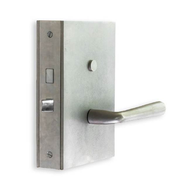 Sun Valley Bronze 3'' x 10'' Bandbox interior mortise lock plate w/emergency release cover.