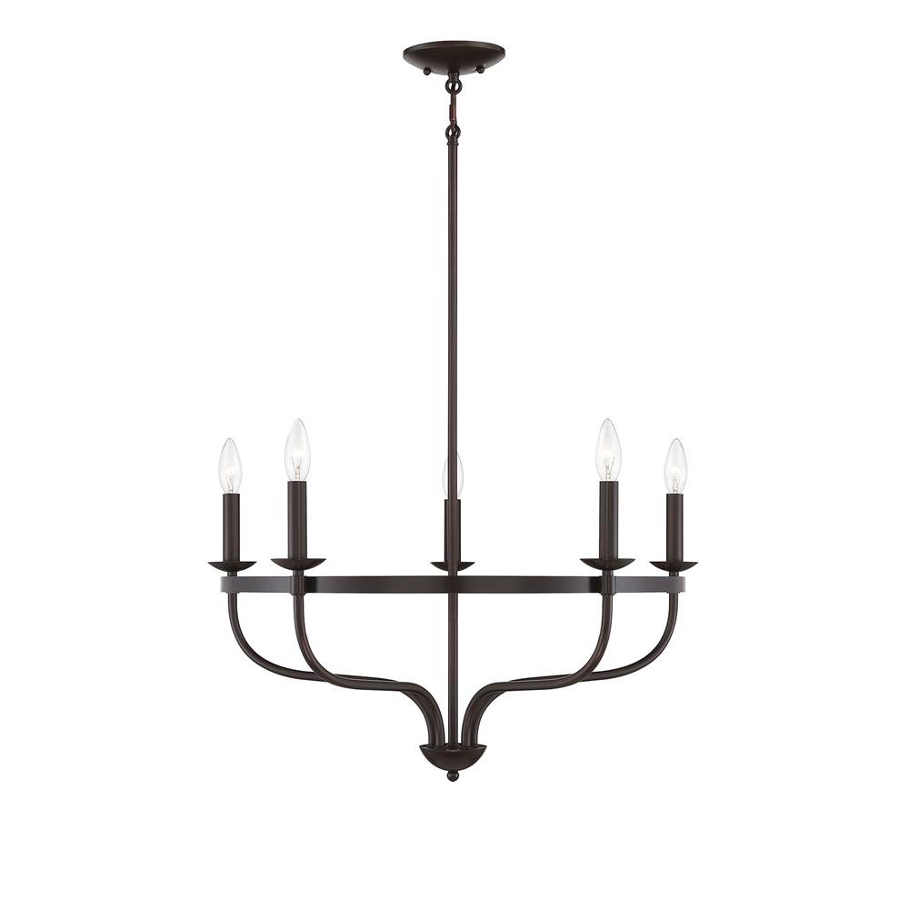 Savoy House 5-Light Chandelier in Oil Rubbed Bronze