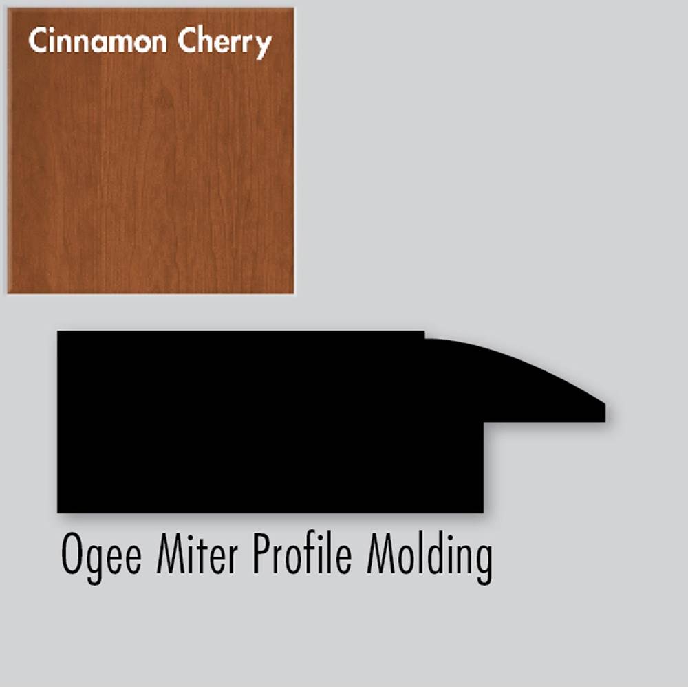 Strasser Woodenworks 2.25 X .75 X 72 Molding Ogee Miter Cinn Cherry