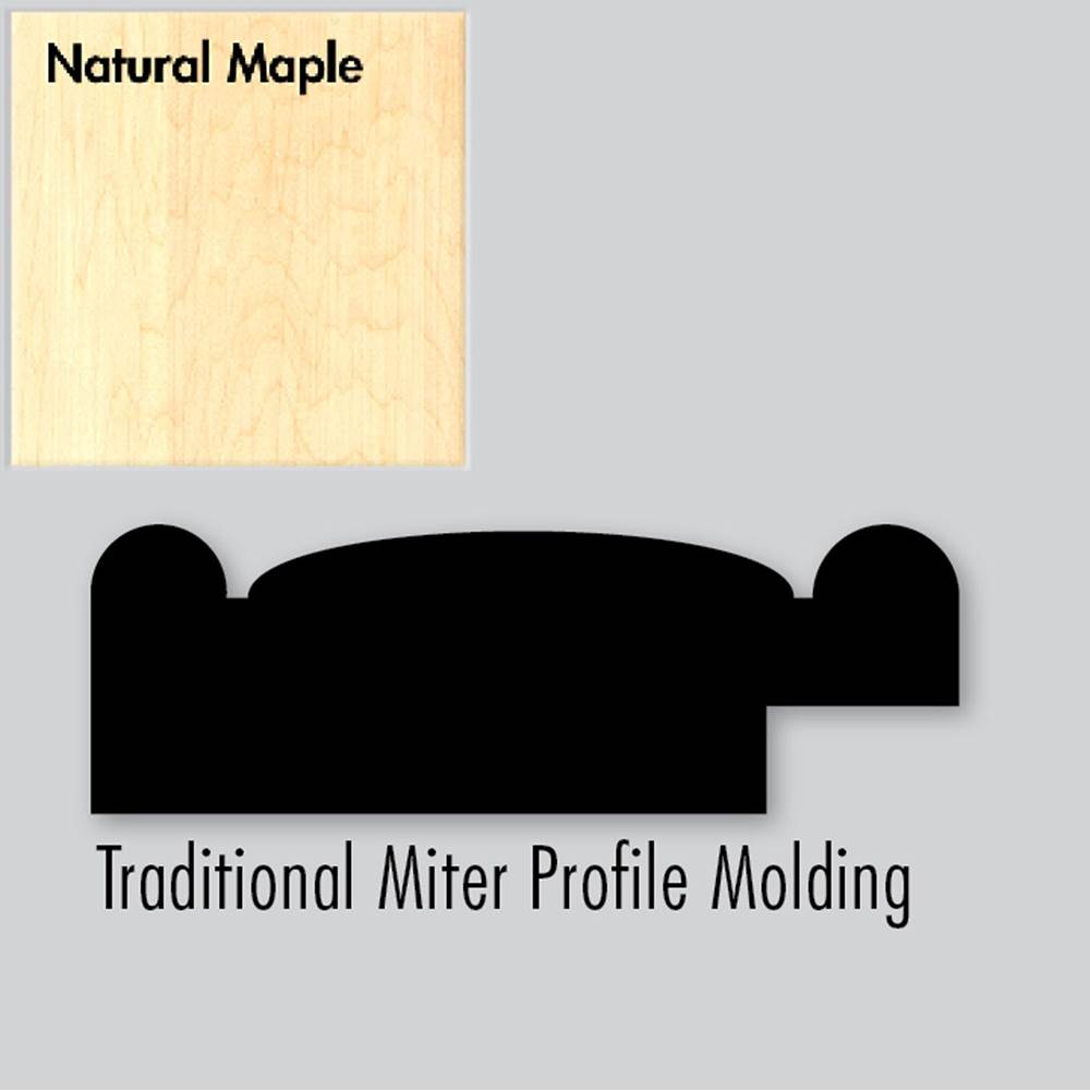 Strasser Woodenworks 2.25 X .75 X 72 Molding Miter Nat Maple