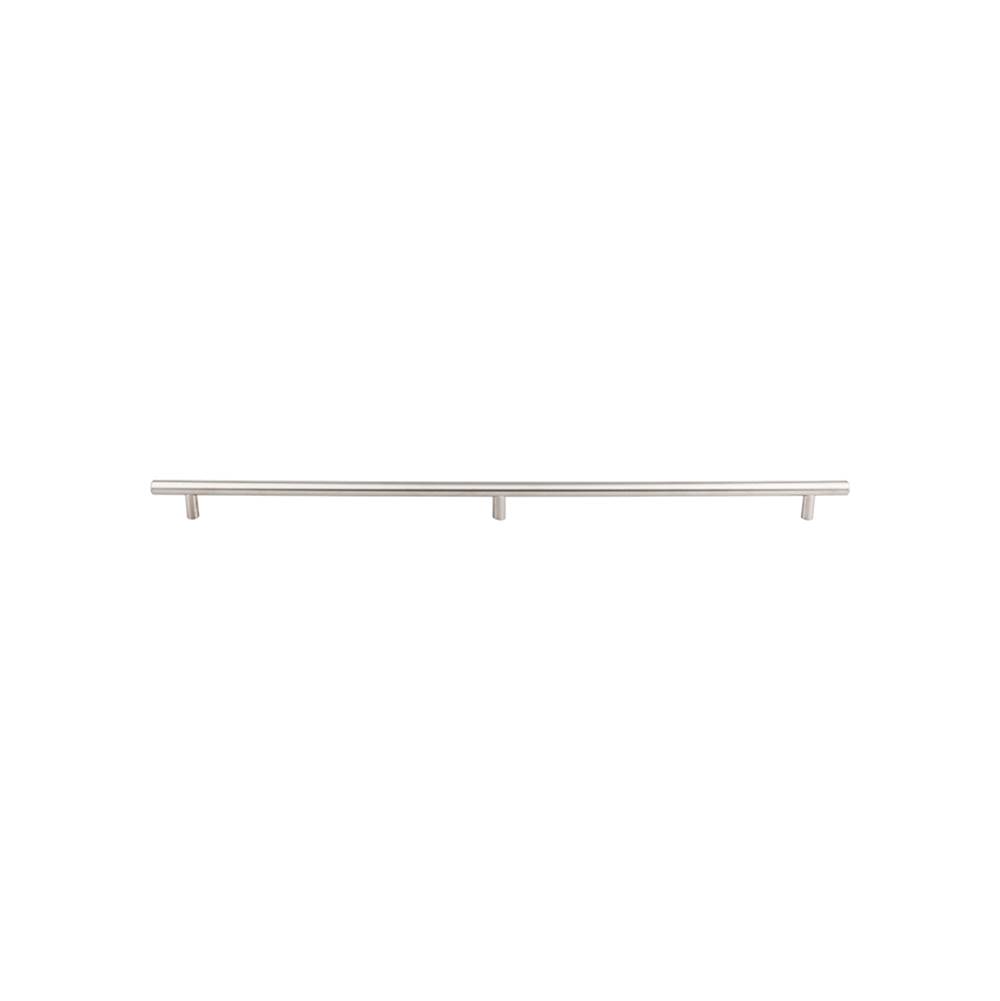 Top Knobs Solid Bar Pull 3 posts - 2x18 1/8 inch (c-c) Brushed Stainless Steel
