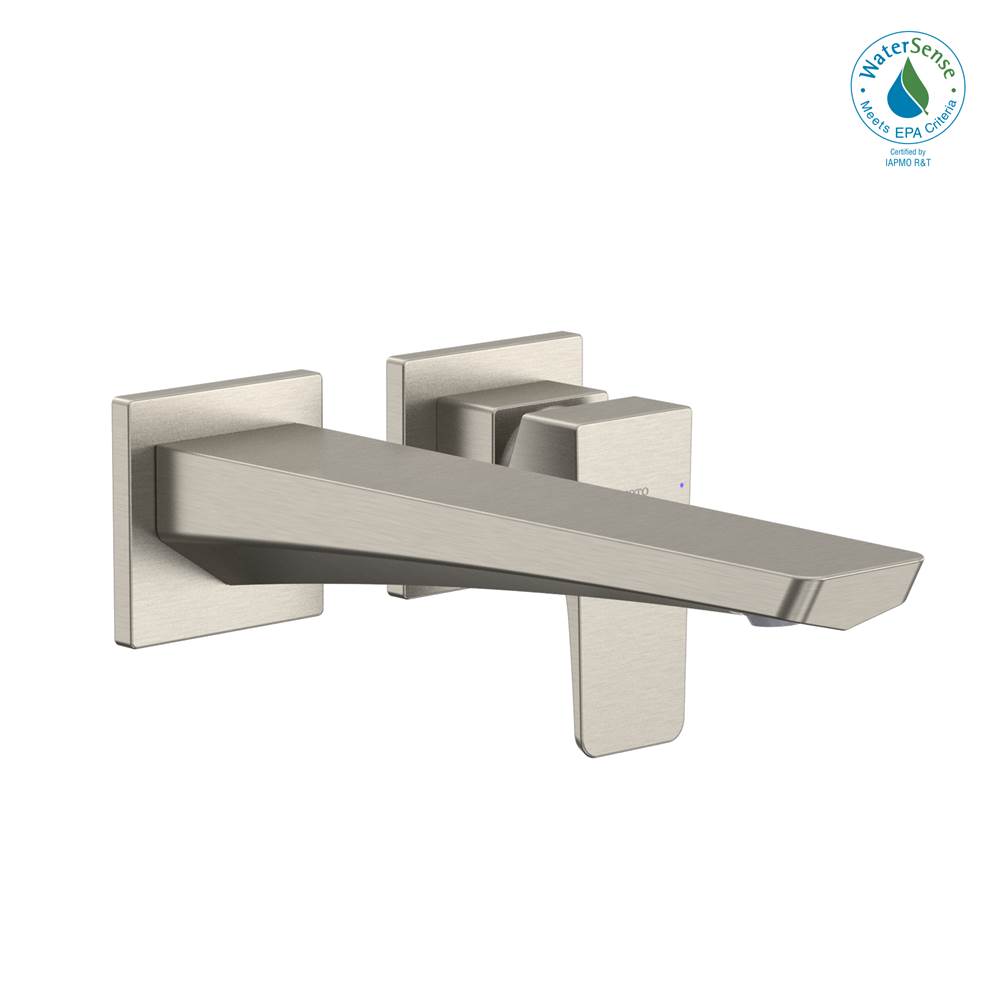 TOTO Toto® Ge 1.2 Gpm Wall-Mount Single-Handle Long Bathroom Faucet With Comfort Glide Technology, Brushed Nickel