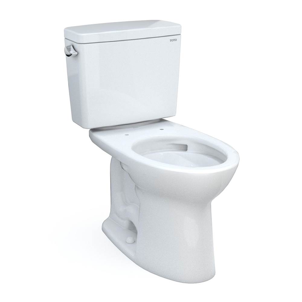 Toto Drake® Two-Piece Elongated 1.6 GPF TORNADO FLUSH® Toilet with CEFIONTECT®, Cotton White