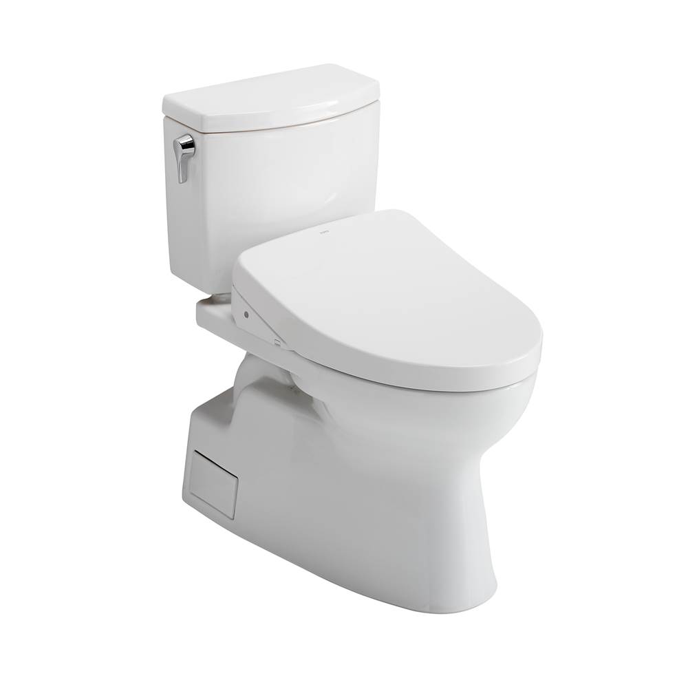 TOTO Toto® Washlet+® Vespin® II 1G® Two-Piece Elongated 1.0 Gpf Toilet And Washlet+® S500E Contemporary Bidet Seat, Cotton White