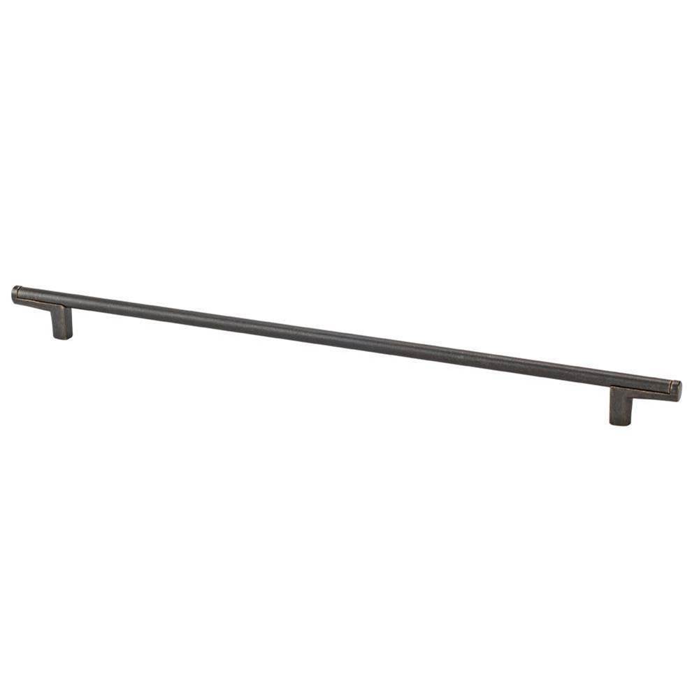 Topex Thin Round Bar Cabinet Pull Handle Dark Bronze 320mm