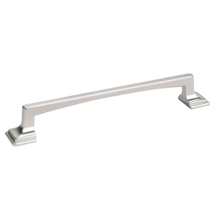 Topex Thin Square Transitional Cabinet Pull Satin Nickel 128mm