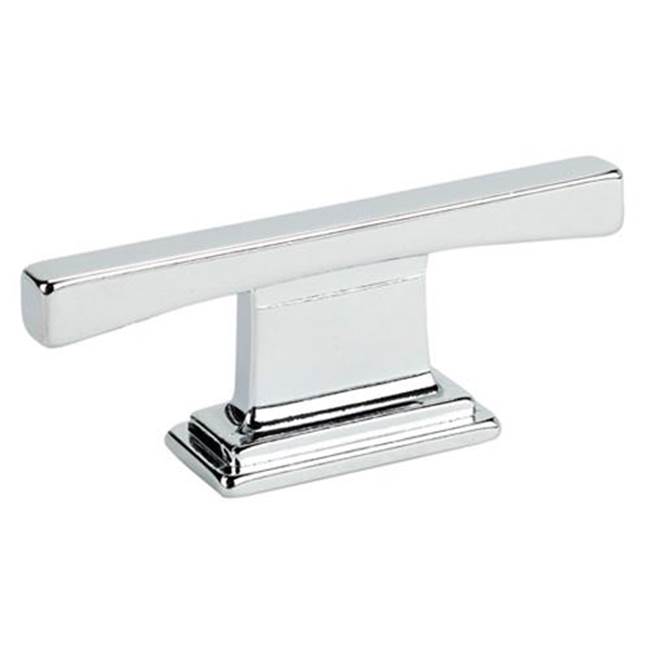 Topex Thin Square Transitional T Cabinet Pull Bright Chrome 16mm