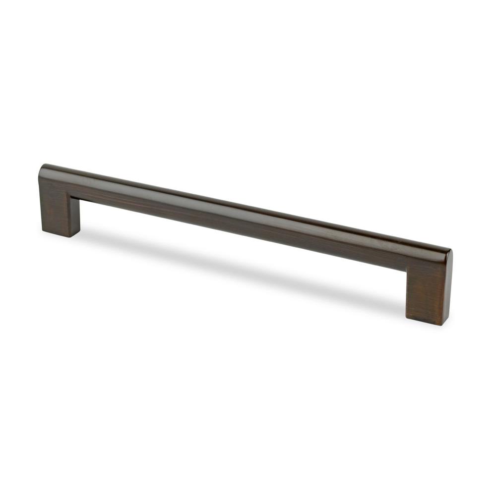 Topex Flat Edge Pull, Brushed Oil Rubbed Bronze, 192mm Center To Center
