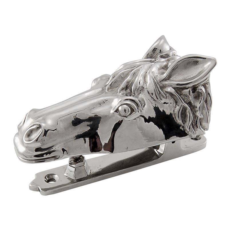 Vicenza Designs Equestre, Door Knocker, Horse, Polished Silver