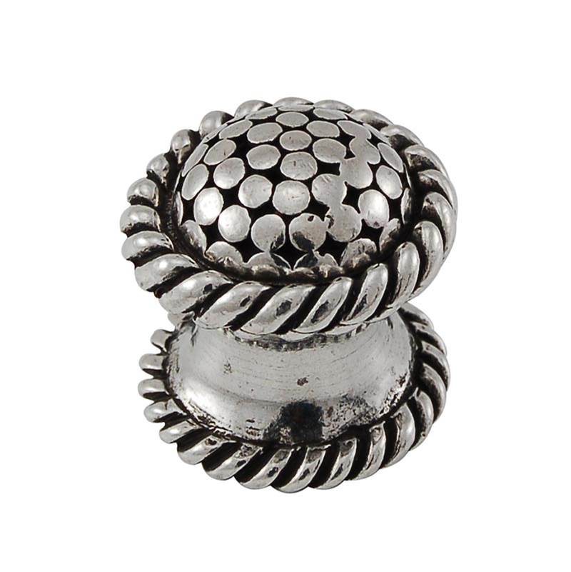 Vicenza Designs Tiziano, Knob, Small, Lines, Vintage Pewter