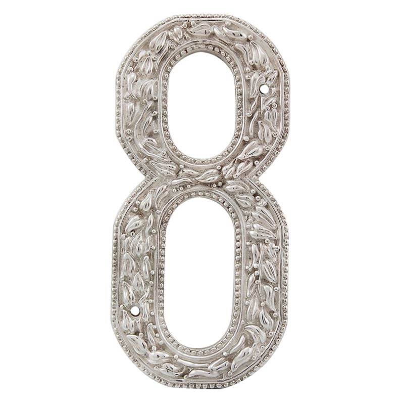 Vicenza Designs San Michele, Number 8, Polished Silver