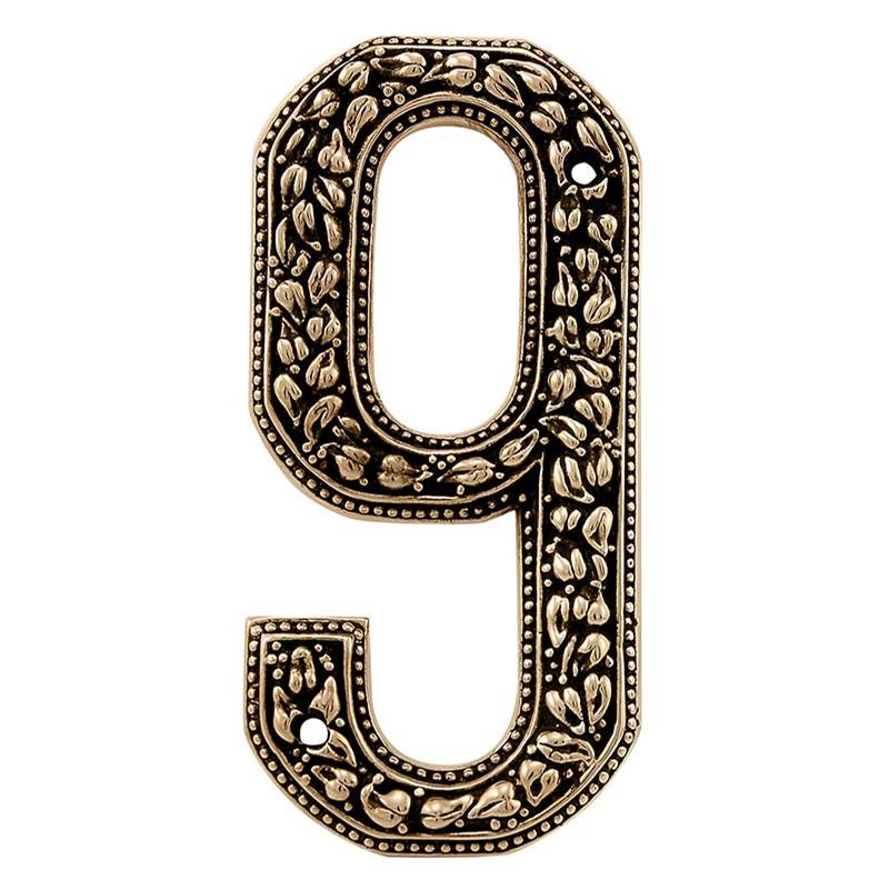 Vicenza Designs San Michele, Number 9, Antique Gold