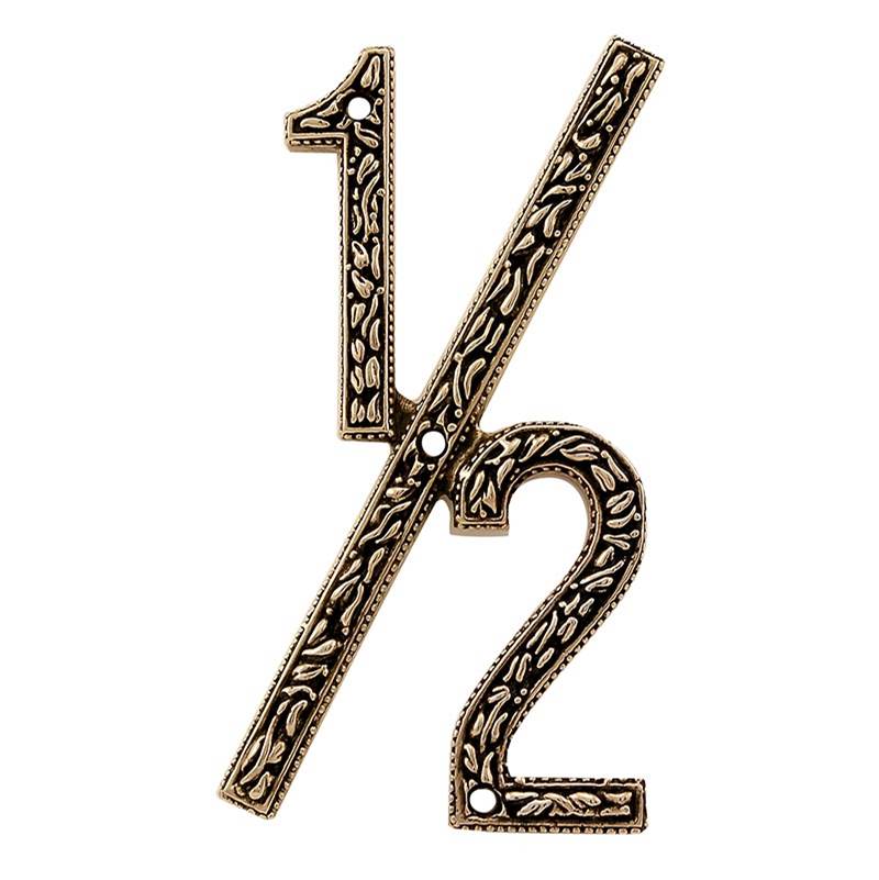 Vicenza Designs San Michele, Number 1/2, Antique Gold
