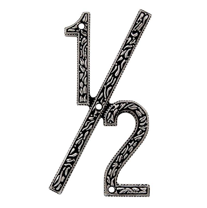 Vicenza Designs San Michele, Number 1/2, Antique Silver