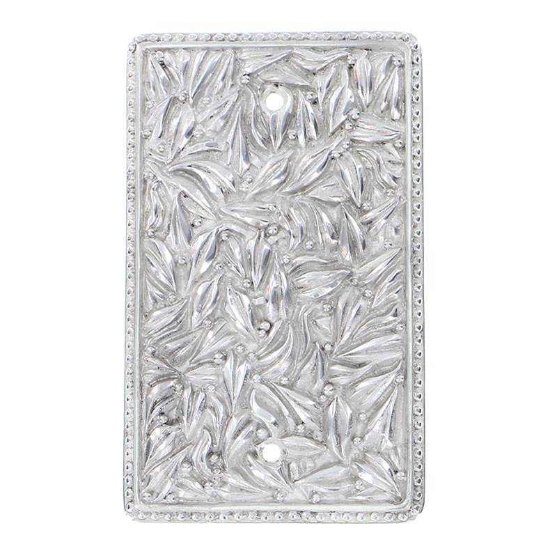 Vicenza Designs San Michele, Wall Plate, Blank, Polished Nickel