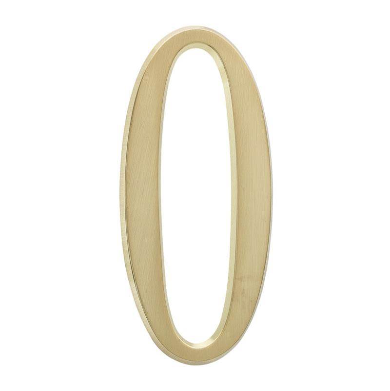 Whitehall Products 4.75'' Number 0 Satin Brass