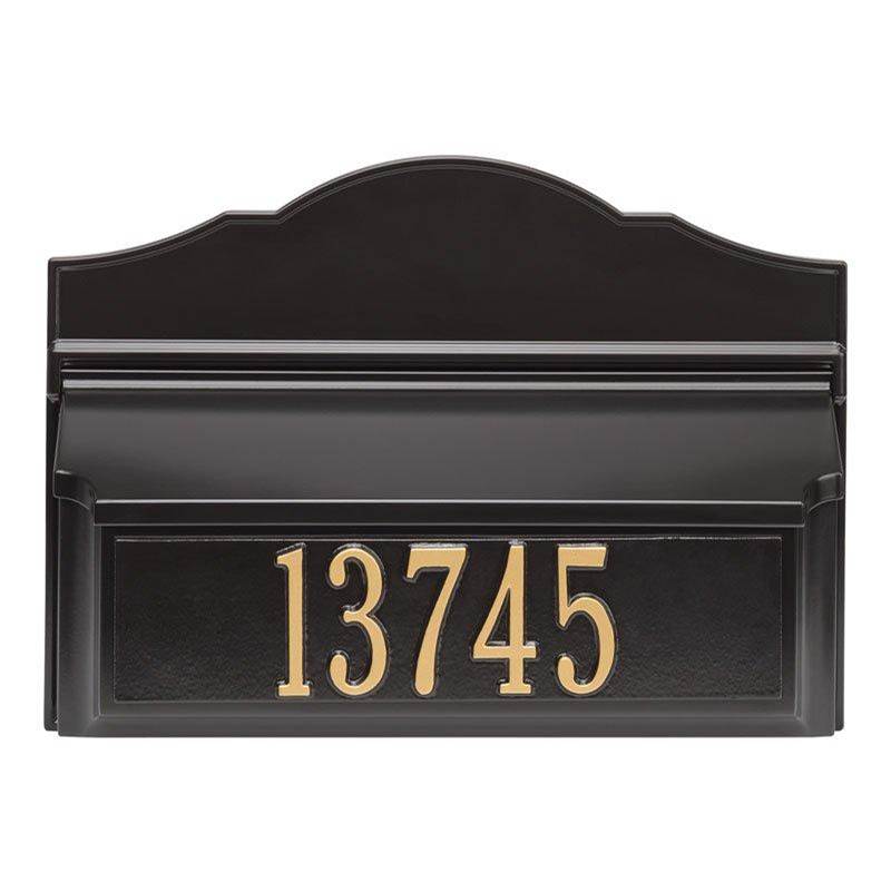 Whitehall Products Colonial Wall Mailbox Package No. 2 (Mailbox and Plaque)
