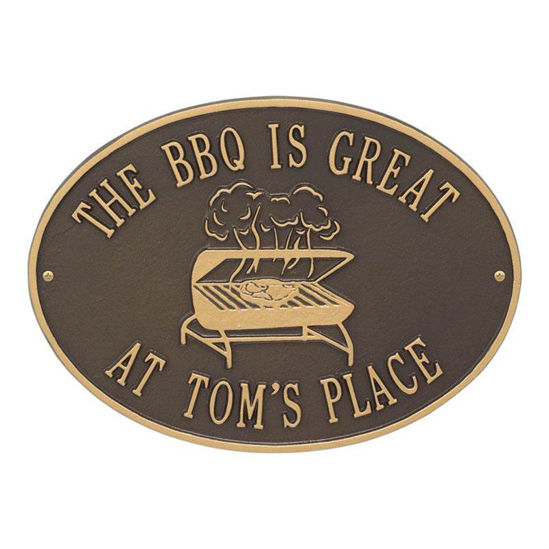 Whitehall Products Personalized Grill Plaque