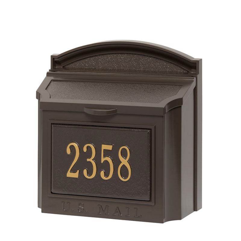 Whitehall Products Wall Mailbox Package - Bronze