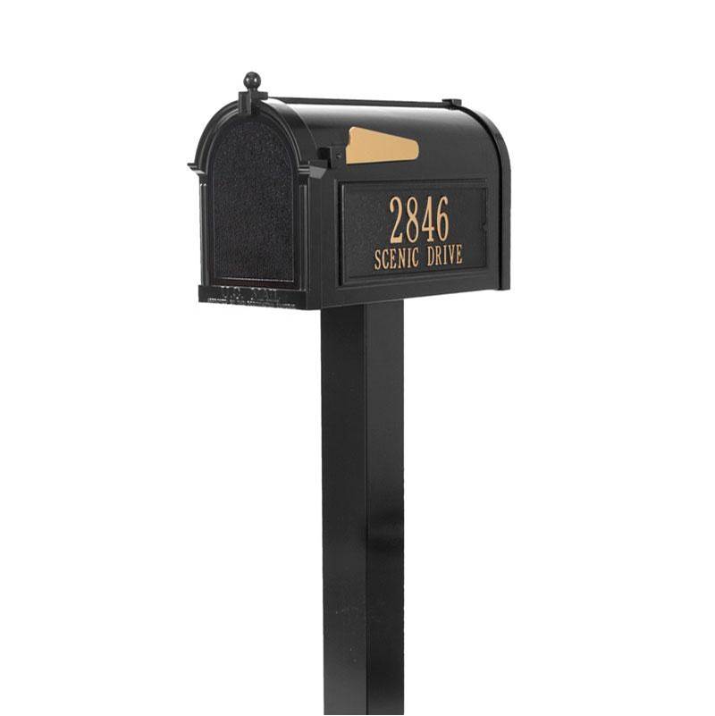 Whitehall Products Premium Mailbox Package - Black