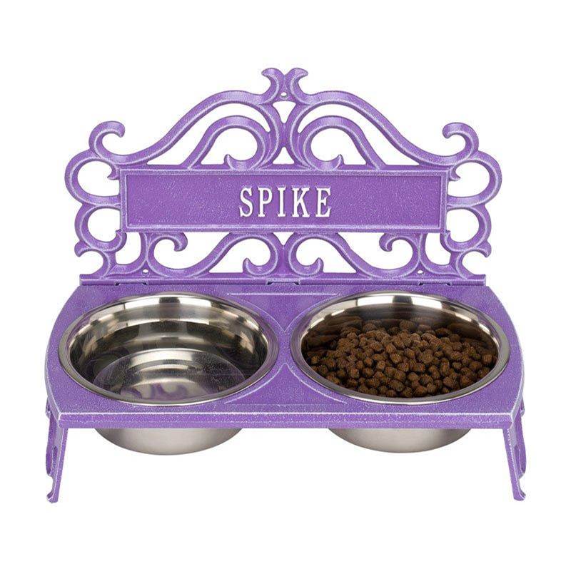 Whitehall Products Bistro Personalized Pet Bowl Feeder