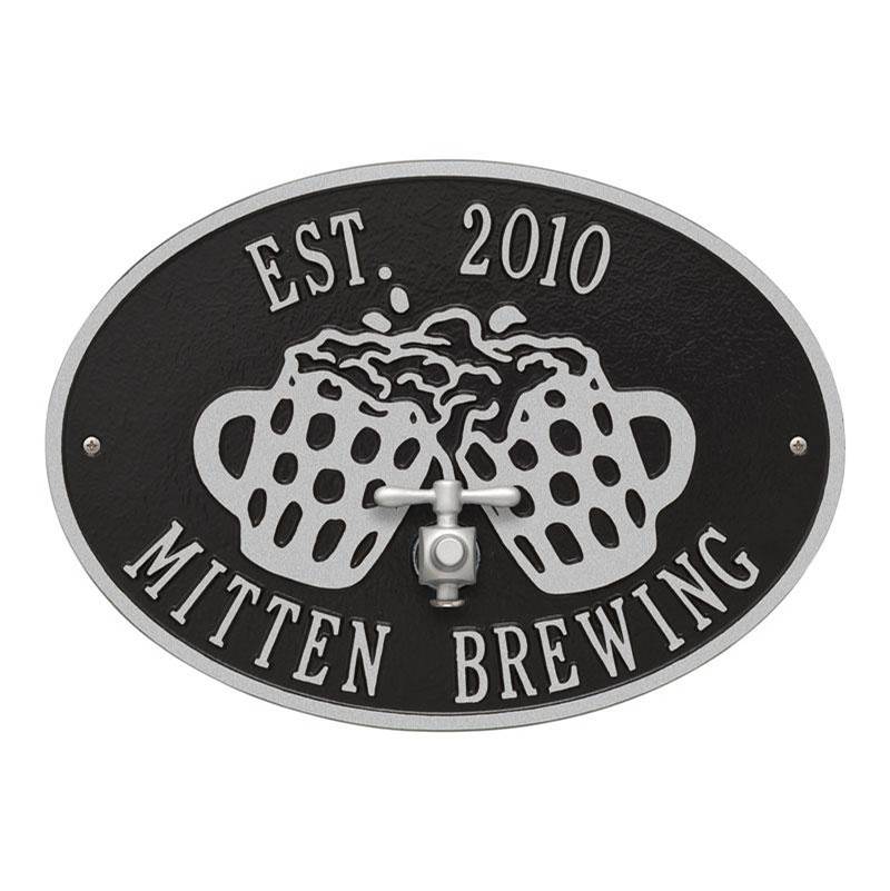Whitehall Products Beers and Cheers Personalized Plaque