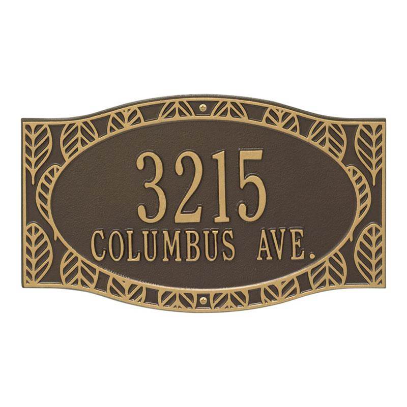 Whitehall Products Frond 2 Line Personalized Wall Plaque
