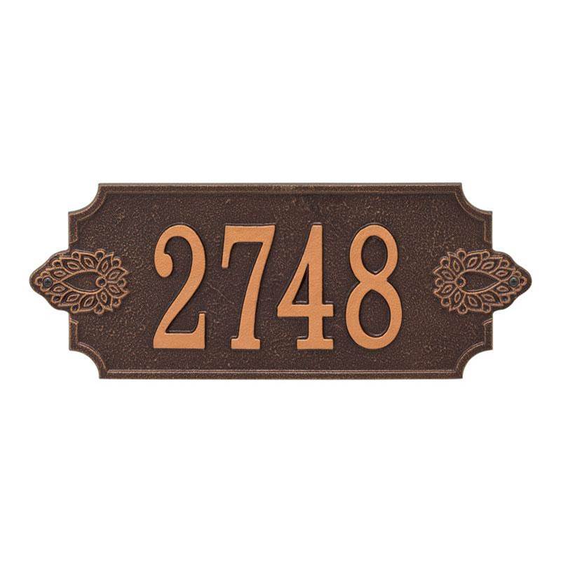 Whitehall Products Sofia Cut Corner 1 Line Personalized Wall Plaque