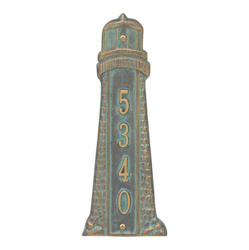 Whitehall Products Personalized Lighthouse Vertical Plaque