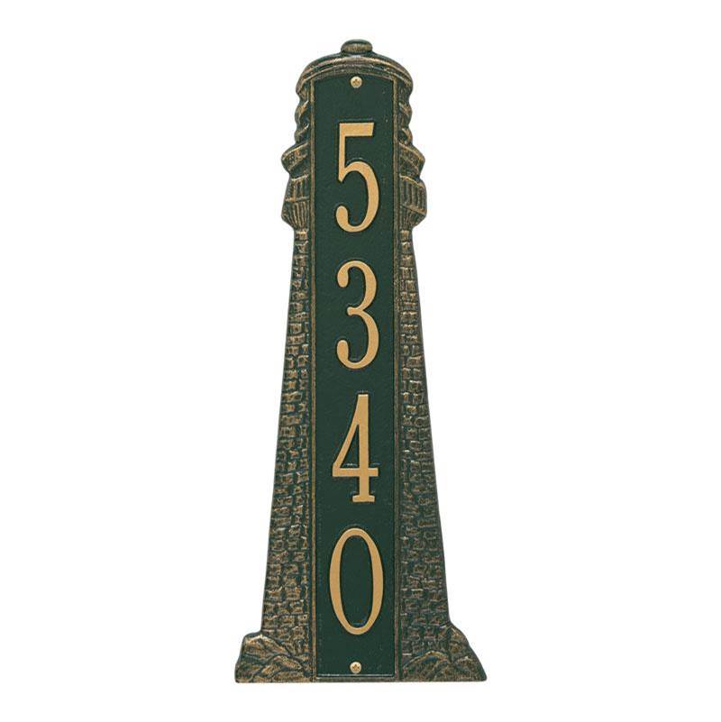 Whitehall Products Personalized Lighthouse Vertical - Grande Plaque