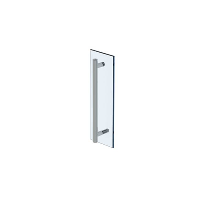 Watermark Titanium 24'' shower door pull/ glass mount towel bar
