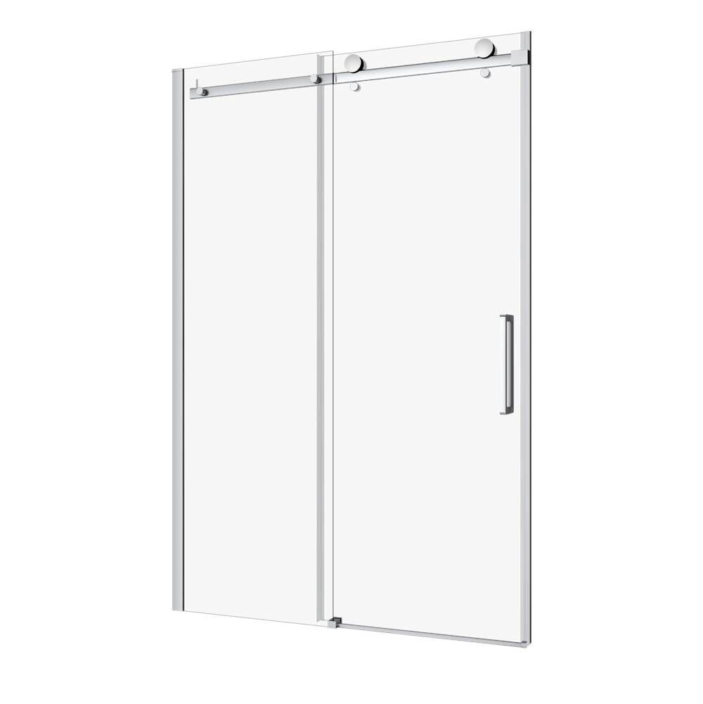 Zitta Bellini 54 Chrome Straight Shower Door
