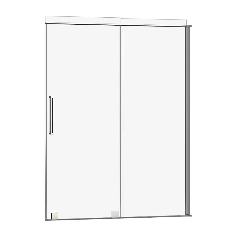 Zitta Quadro 60 Chrome Straight Shower Door